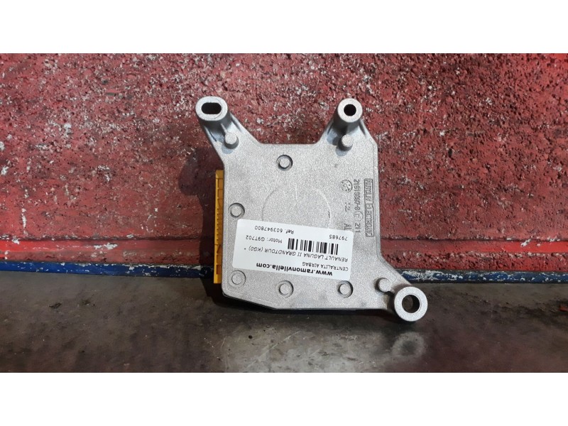 Recambio de centralita airbag para renault laguna ii grandtour (kg0)  | 0.01 - 0.07  | 0.01 - 0.07 referencia OEM IAM 603947800 