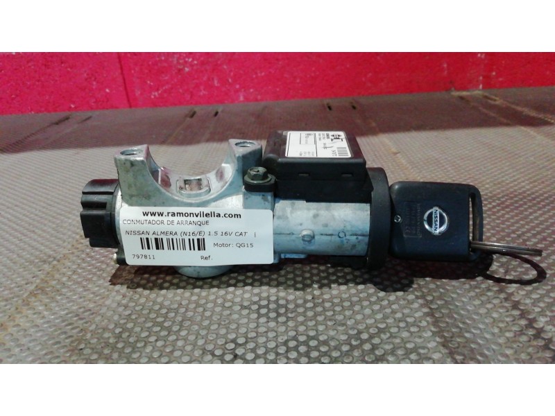 Recambio de conmutador de arranque para nissan almera (n16/e) 1.5 16v cat | 0.00 - ... 1.5 16v cat | 0.00 - ... referencia OEM I