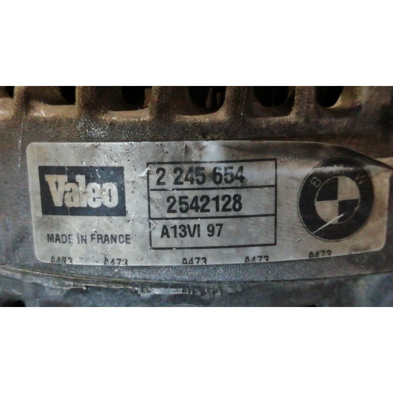 Recambio de alternador para bmw serie 3 compacto (e36) 318tds | 03.95 - 12.01 318tds | 03.95 - 12.01 referencia OEM IAM A13VI97 