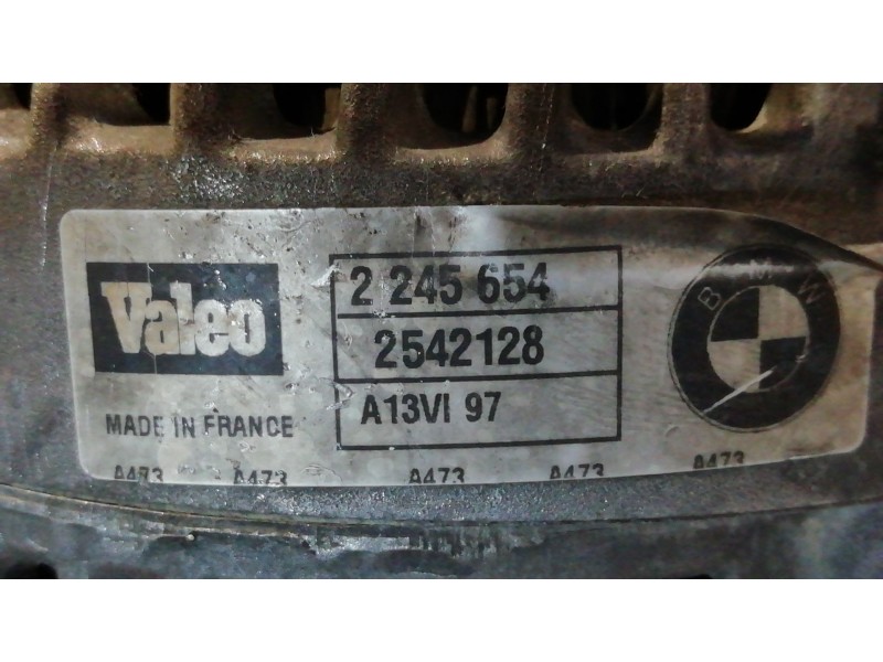 Recambio de alternador para bmw serie 3 compacto (e36) 318tds | 03.95 - 12.01 318tds | 03.95 - 12.01 referencia OEM IAM A13VI97 