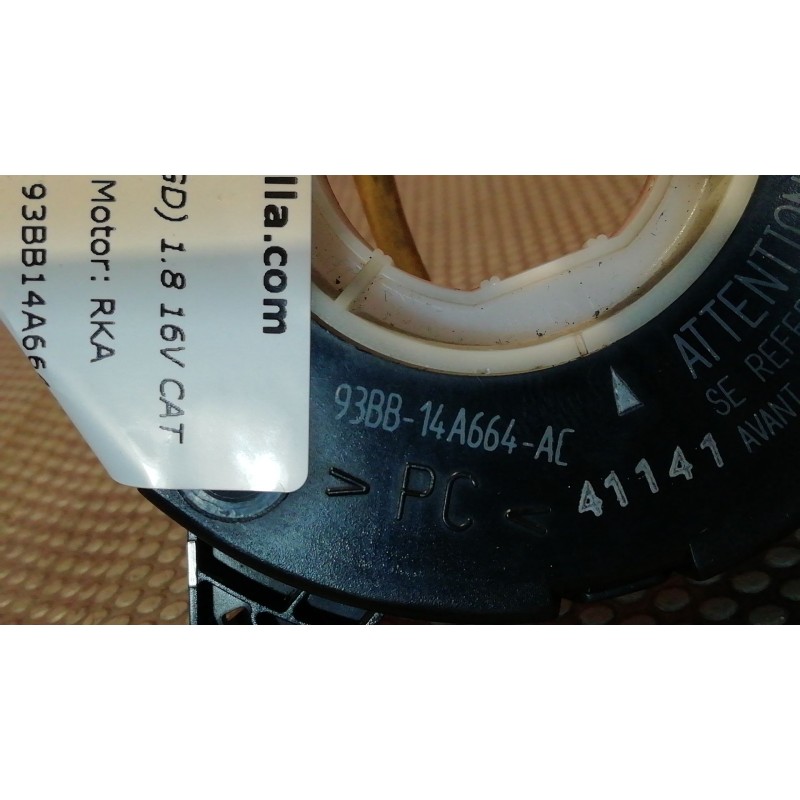 Recambio de anillo airbag para ford mondeo berlina (gd) 1.8 16v cat | 0.96 - ... 1.8 16v cat | 0.96 - ... referencia OEM IAM 93B