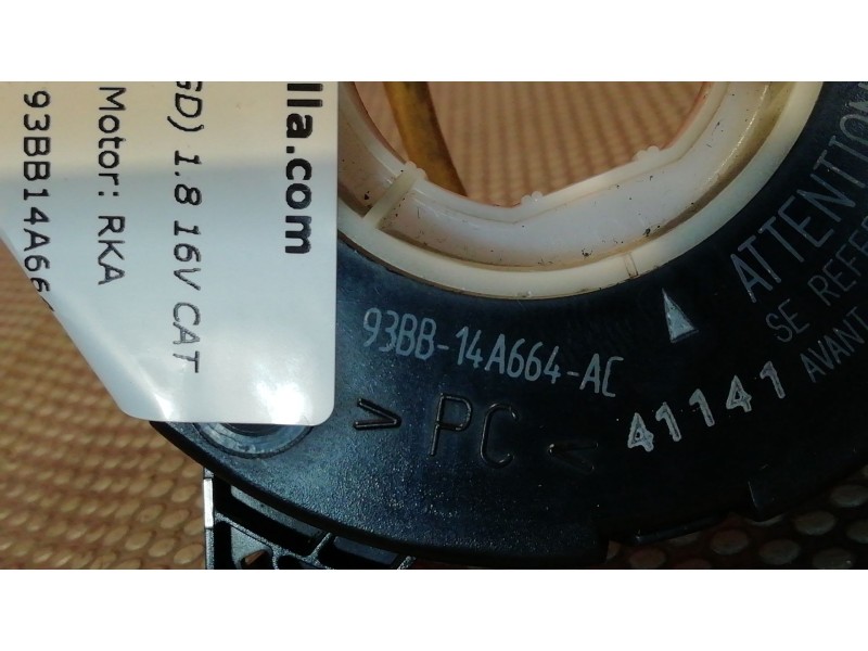 Recambio de anillo airbag para ford mondeo berlina (gd) 1.8 16v cat | 0.96 - ... 1.8 16v cat | 0.96 - ... referencia OEM IAM 93B