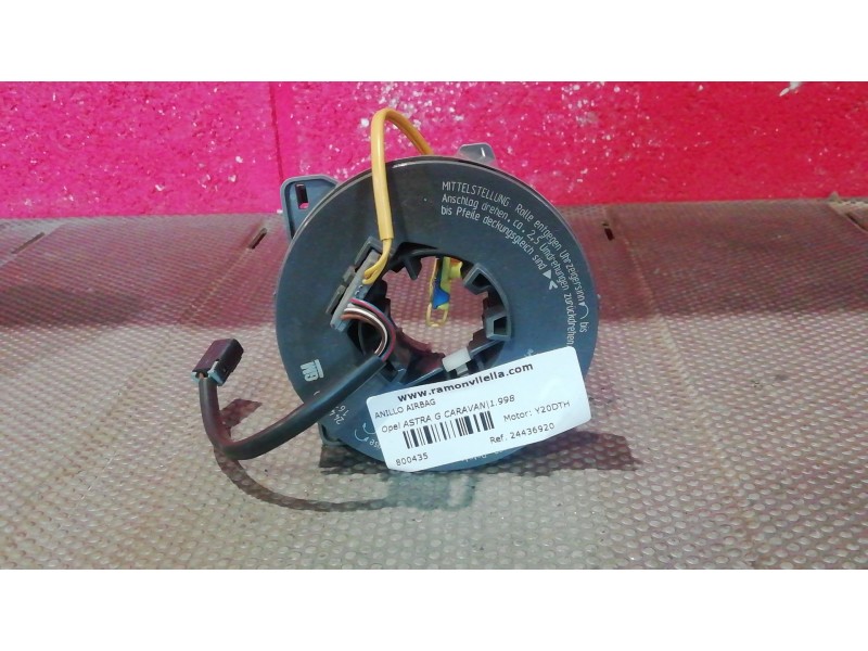 Recambio de anillo airbag para opel astra g caravan 2.0 dti referencia OEM IAM 24436920   Recambio de anillo airbag para opel astra g caravan 2.0 dti referencia OEM IAM 24436920