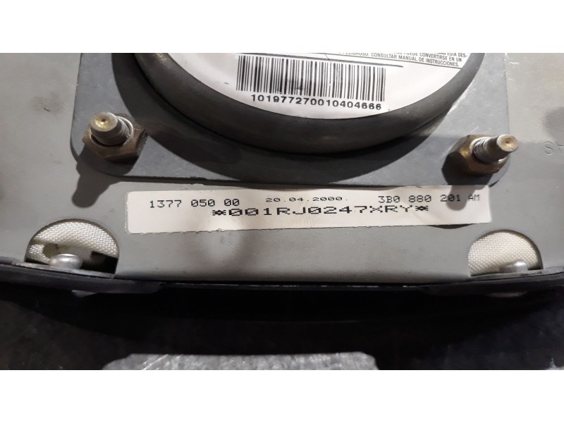 Recambio de airbag delantero izquierdo para volkswagen passat berlina (3b2) 1.9 tdi | 0.96 - ... 1.9 tdi | 0.96 - ... referencia