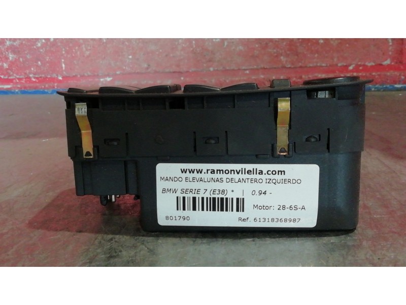 Recambio de mando elevalunas delantero izquierdo para bmw serie 7 (e38)  | 0.94 - 0.01  | 0.94 - 0.01 referencia OEM IAM 6131836