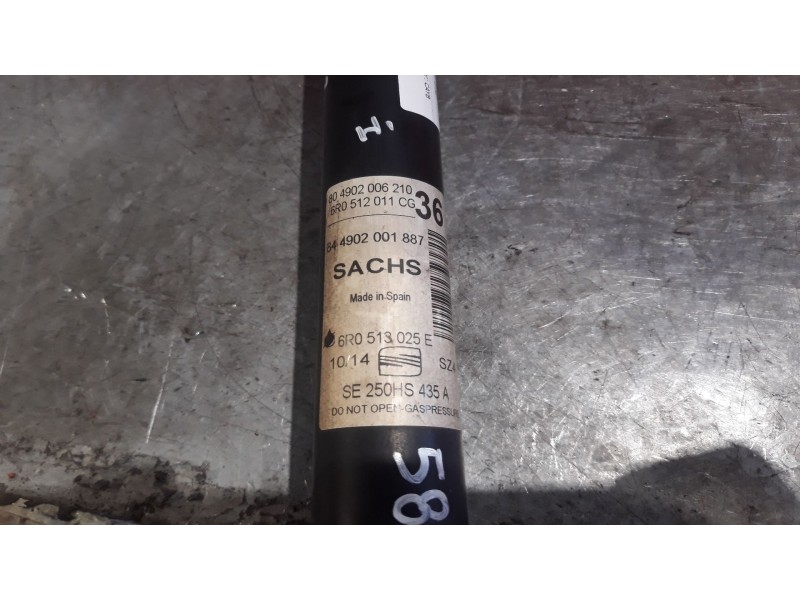 Recambio de amortiguador trasero para seat ibiza (6j5) 1.6 tdi | 0.08 - ... 1.6 tdi | 0.08 - ... referencia OEM IAM   