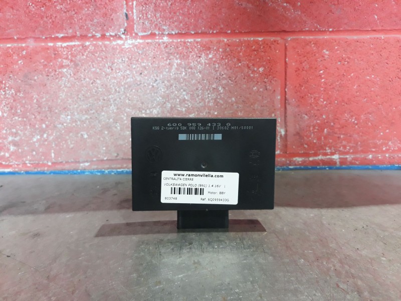 Recambio de centralita cierre para volkswagen polo (9n1) 1.4 16v | 0.01 - ... 1.4 16v | 0.01 - ... referencia OEM IAM 6Q0959433G
