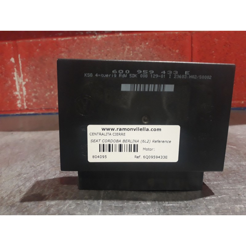 Recambio de centralita cierre para seat cordoba berlina (6l2) reference | 04.04 - 12.07 reference | 04.04 - 12.07 referencia OEM