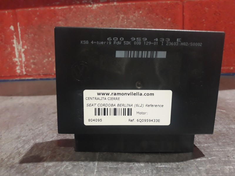 Recambio de centralita cierre para seat cordoba berlina (6l2) reference | 04.04 - 12.07 reference | 04.04 - 12.07 referencia OEM