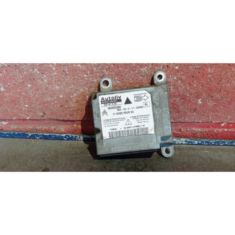 Recambio de centralita airbag para citroen c5 berlina 2.0 hdi cat (rhr / dw10bted4) referencia OEM IAM 603481900 9659532380 