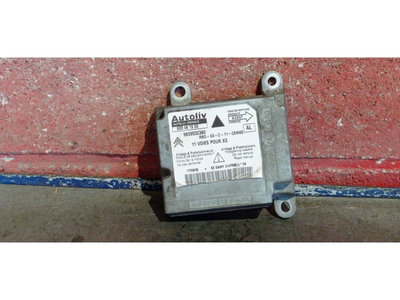 Recambio de centralita airbag para citroen c5 berlina 2.0 hdi cat (rhr / dw10bted4) referencia OEM IAM 603481900 9659532380 