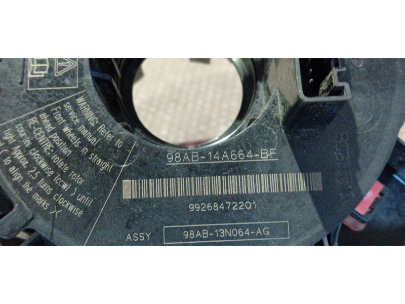 Recambio de anillo airbag para ford focus berlina (cak) 1.8 tddi turbodiesel cat | 0.98 - ... 1.8 tddi turbodiesel cat | 0.98 - 