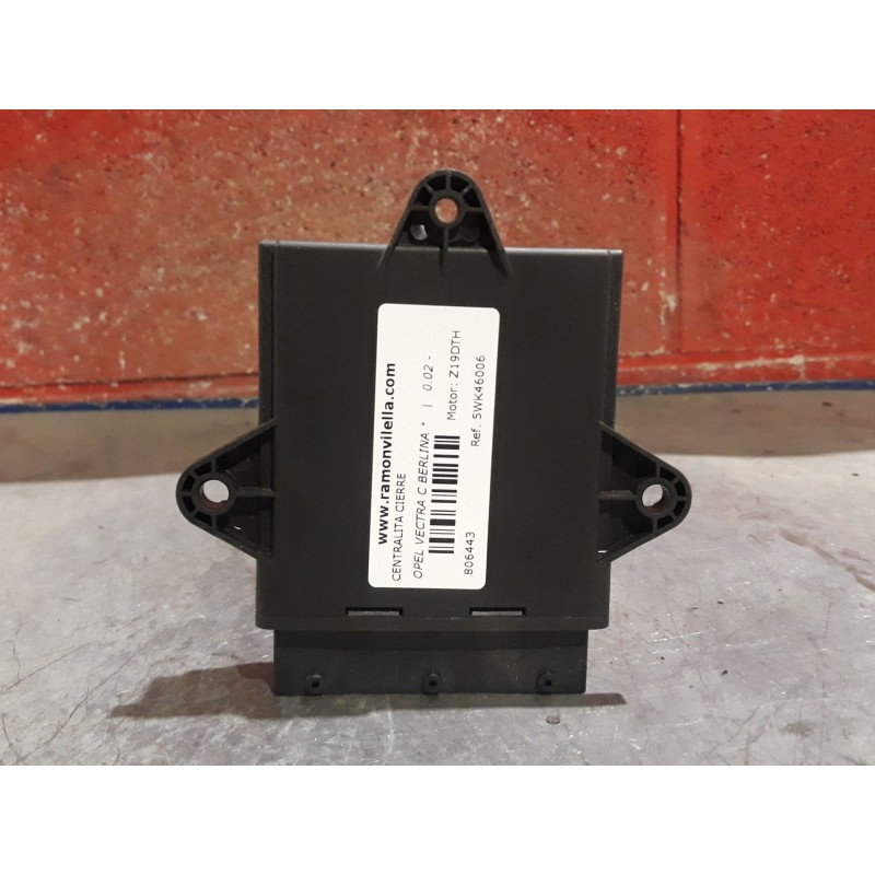 Recambio de centralita cierre para opel vectra c berlina  | 0.02 - 0.05  | 0.02 - 0.05 referencia OEM IAM 5WK46006 13 170 177 