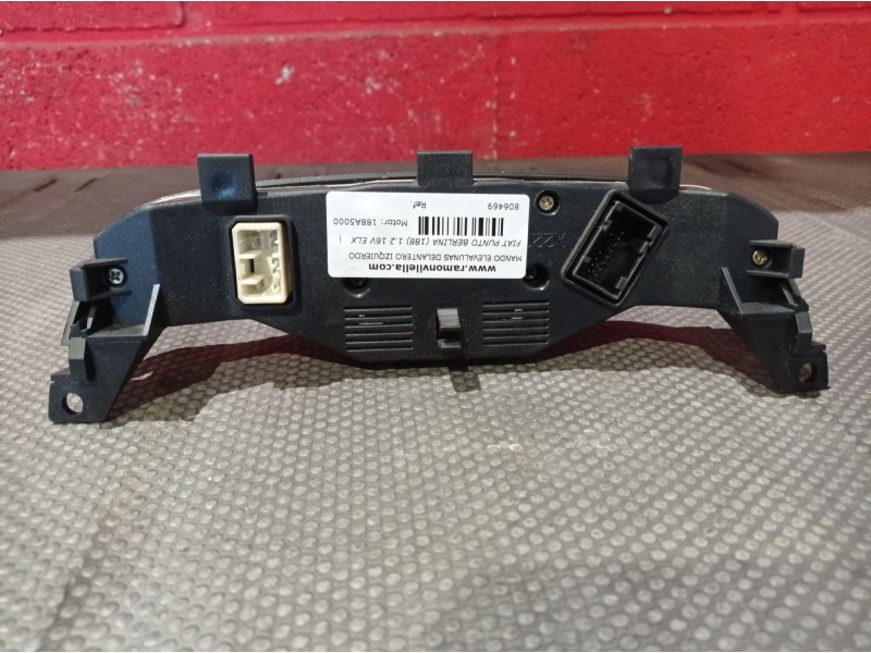 Recambio de mando elevalunas delantero izquierdo para fiat punto berlina (188) 1.2 16v elx | 08.99 - 12.01 1.2 16v elx | 08.99 -