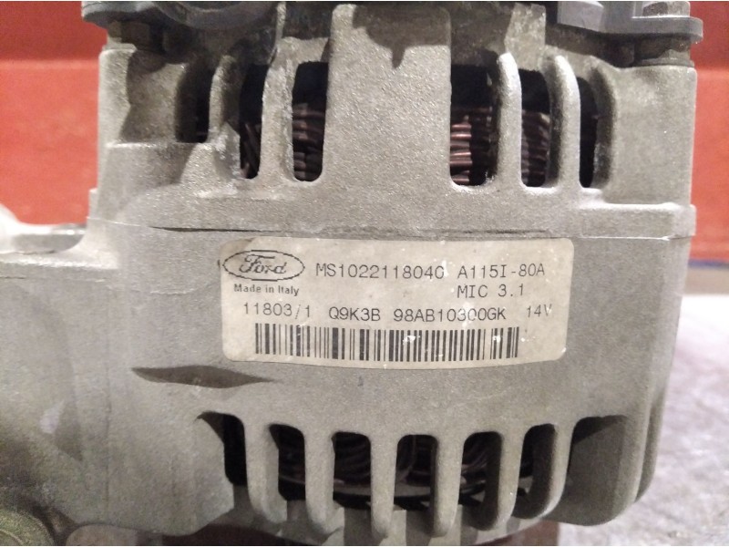 Recambio de alternador para ford focus berlina (cak) ambiente | 0.98 - ... ambiente | 0.98 - ... referencia OEM IAM 98AB10300GK 