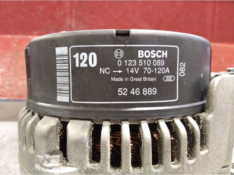 Recambio de alternador para saab 9-3 berlina 2.0 referencia OEM IAM 0123510089  