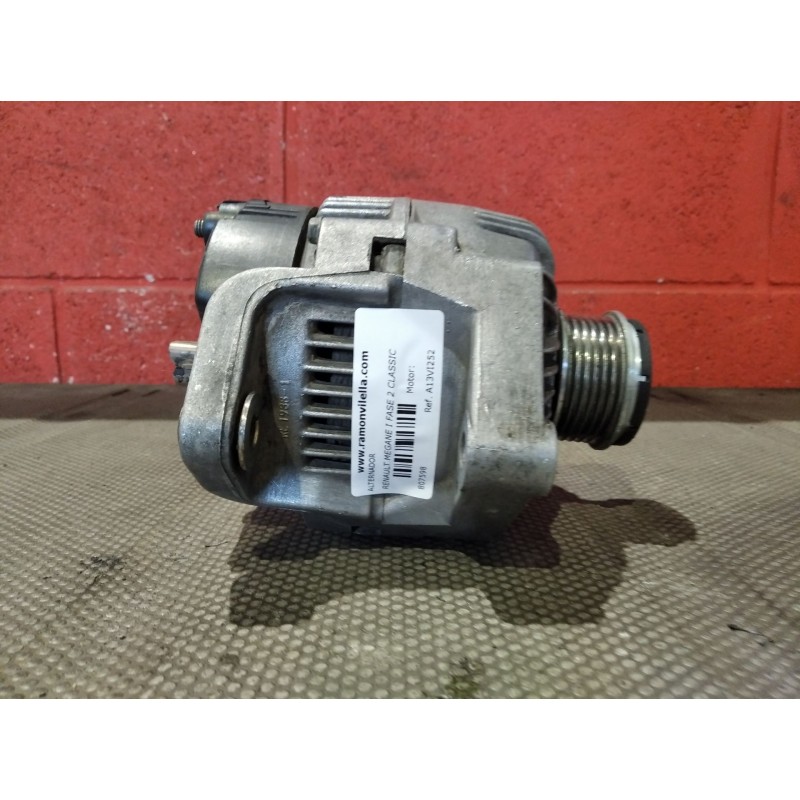 Recambio de alternador para renault megane i fase 2 classic (la..) 1.9 dci diesel cat referencia OEM IAM A13VI252  