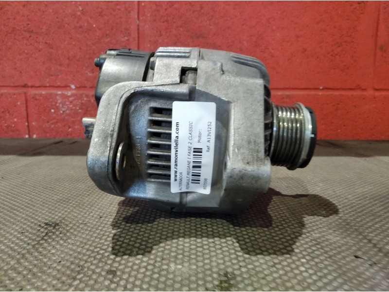 Recambio de alternador para renault megane i fase 2 classic (la..) 1.9 dci diesel cat referencia OEM IAM A13VI252  