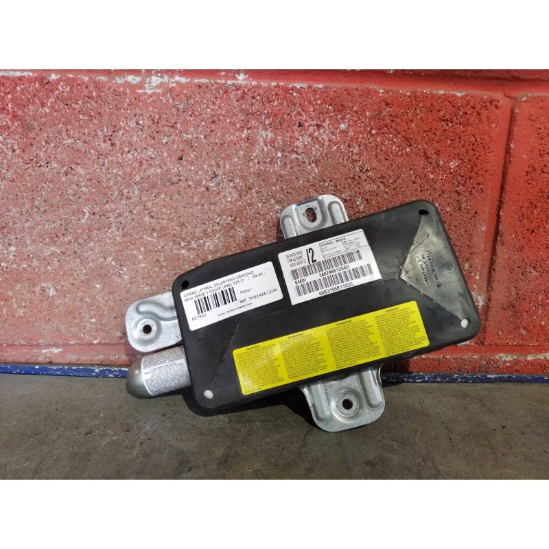 Recambio de airbag lateral delantero derecho para bmw serie 3 coupe (e46) 325 ci | 09.00 - 12.06 325 ci | 09.00 - 12.06 referenc