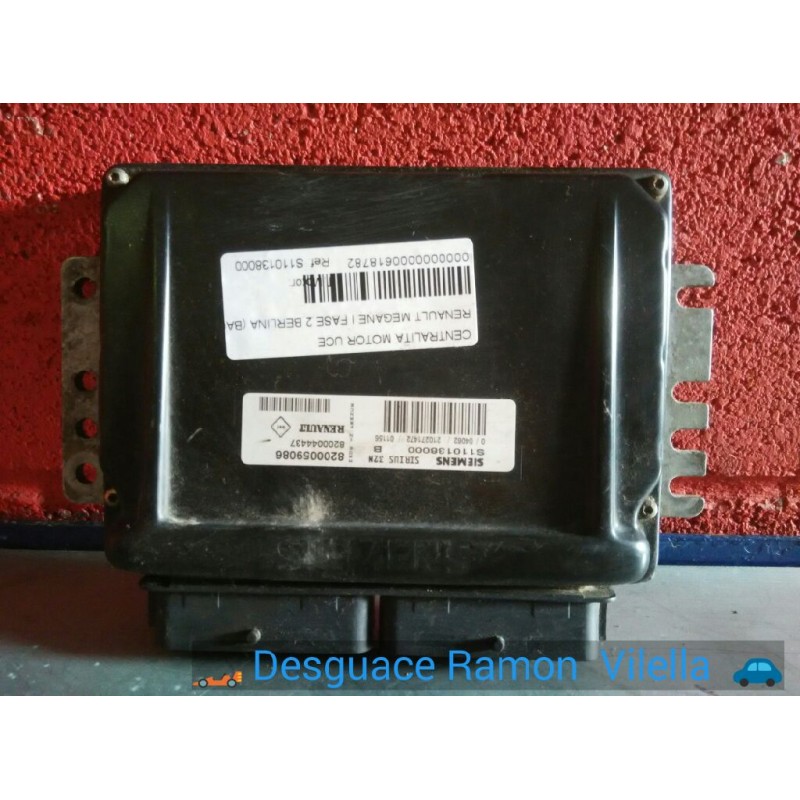 Recambio de centralita motor uce para renault megane i fase 2 berlina (ba0) 1.6 16 v rt (ba04) | 0.99 - ... 1.6 16 v rt (ba04) |