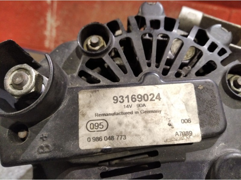 Recambio de alternador para fiat punto referencia OEM IAM 93169024 0986048773 