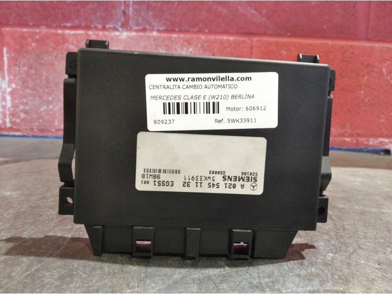Recambio de centralita cambio automatico para mercedes clase e (w210) berlina diesel 3.0 turbodiesel cat referencia OEM IAM 5WK3