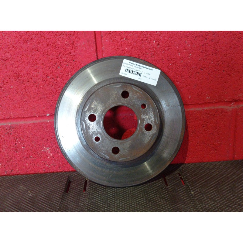 Recambio de disco freno delantero para fiat seicento (187) 1.1 | 0.98 - ... 1.1 | 0.98 - ... referencia OEM IAM   